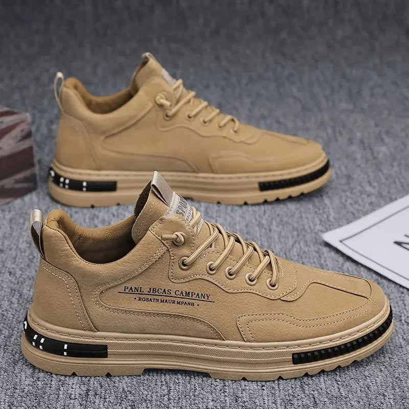 Mens Shoes Casual Summer Sneakers Outdoor Platform Hiking Fashion Luxury Leather Loafers Tennis Ankle Boots Flat Trainers 2025