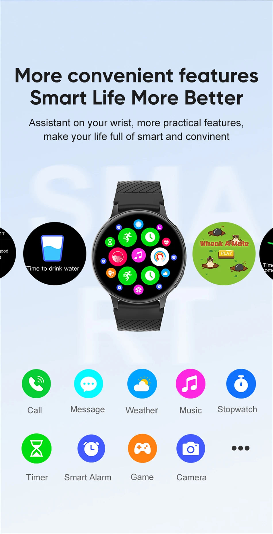 LIGE 2025 Smart Watch Women Bluetooth Call Custom Dials Watches Blood Oxygen Monitor Sport Men Smartwatch Ladies For Android IOS
