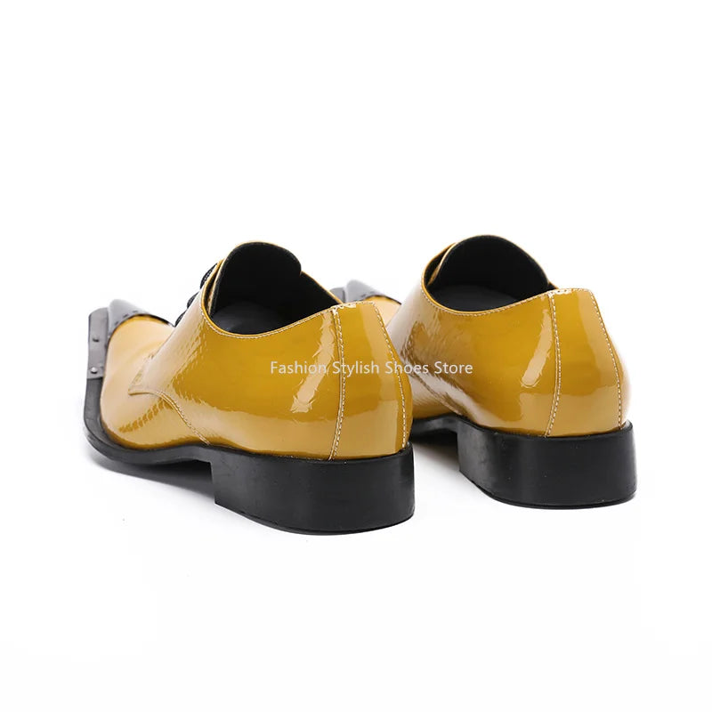 Luxury Men Leather Shoes Formal Dress Shoes for Male