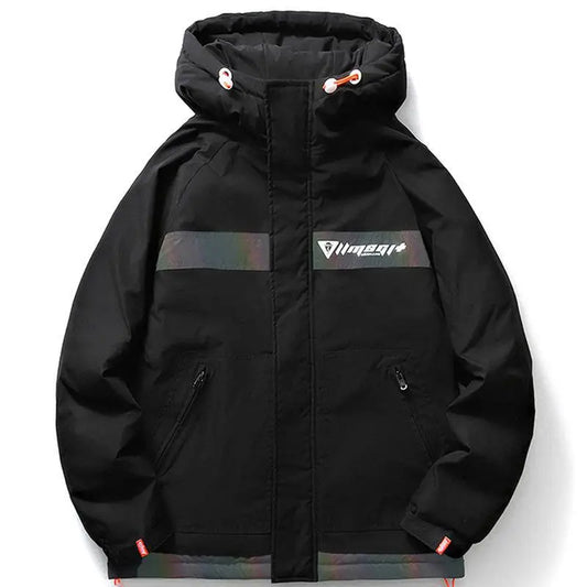 Winter Padded Hooded Men's Winter Padded Warm Men's Cotton-padded Jacket