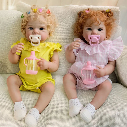 NPK 19-inch Newborn Lifelike Reborn Baby Doll Bettie Cuddly Full Body Multiple Layers 3D Skin Painting Collectible Toy