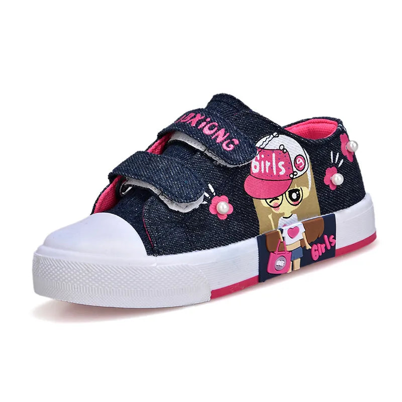 Children's Canvas Shoes Soft Bottom Fashion Kids Casual Sports Running Shoe