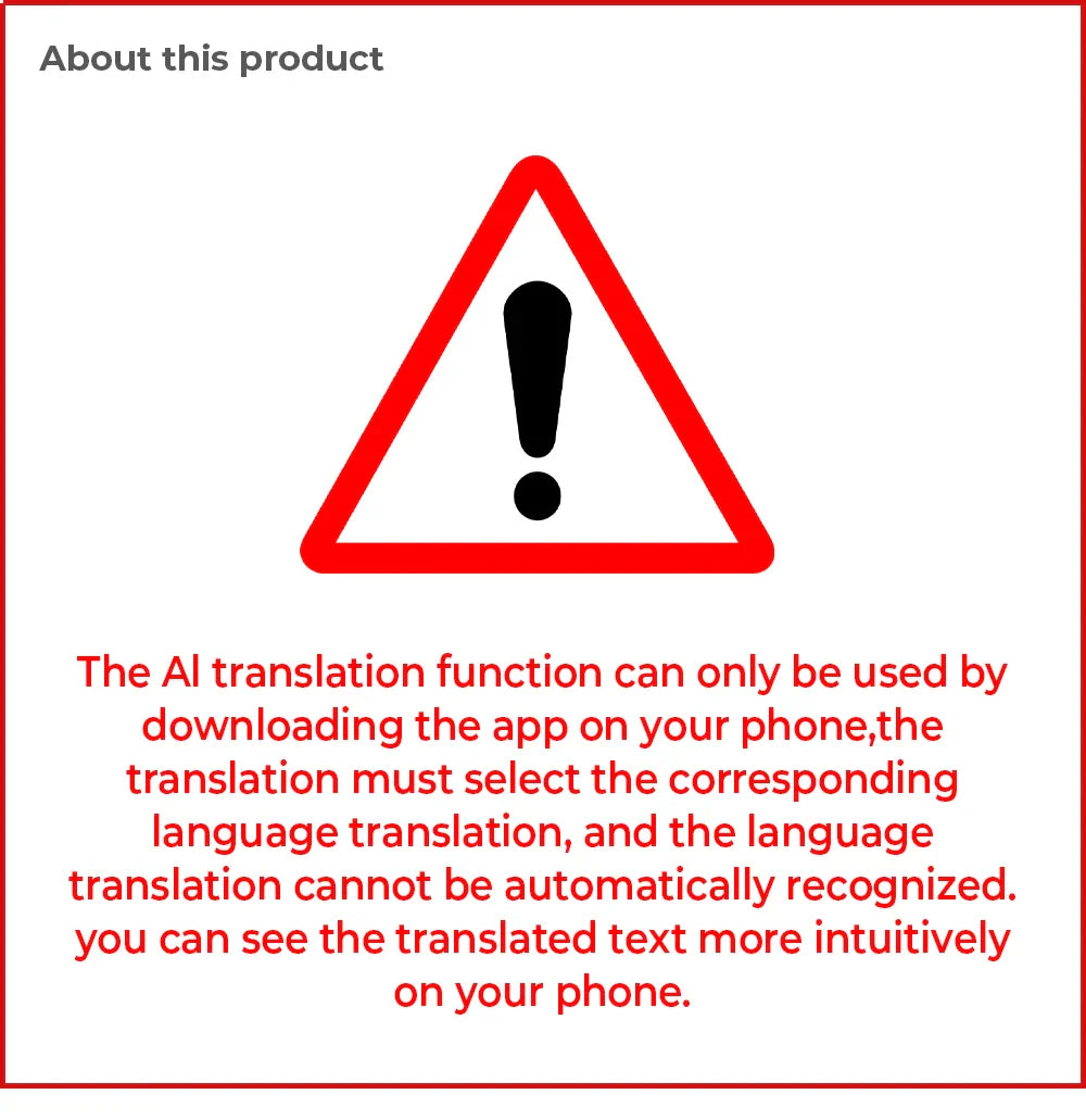 MINISO X30 Wireless Headphones Bluetooth Translation Earbuds Chat Headset Office Travel,real-time Translate Equalizer APP
