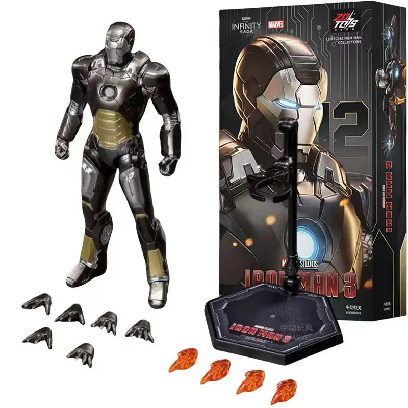 ZDTDS Original Iron Man MK37 Hammerhead MK12 MK38 Igor MK9 Iron Patriot War Machine legends Avengers Action Figure Collect Toy