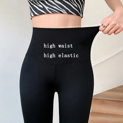 Women Flare Pants Slim High Waist Solid Shark Flare Pants Fashion