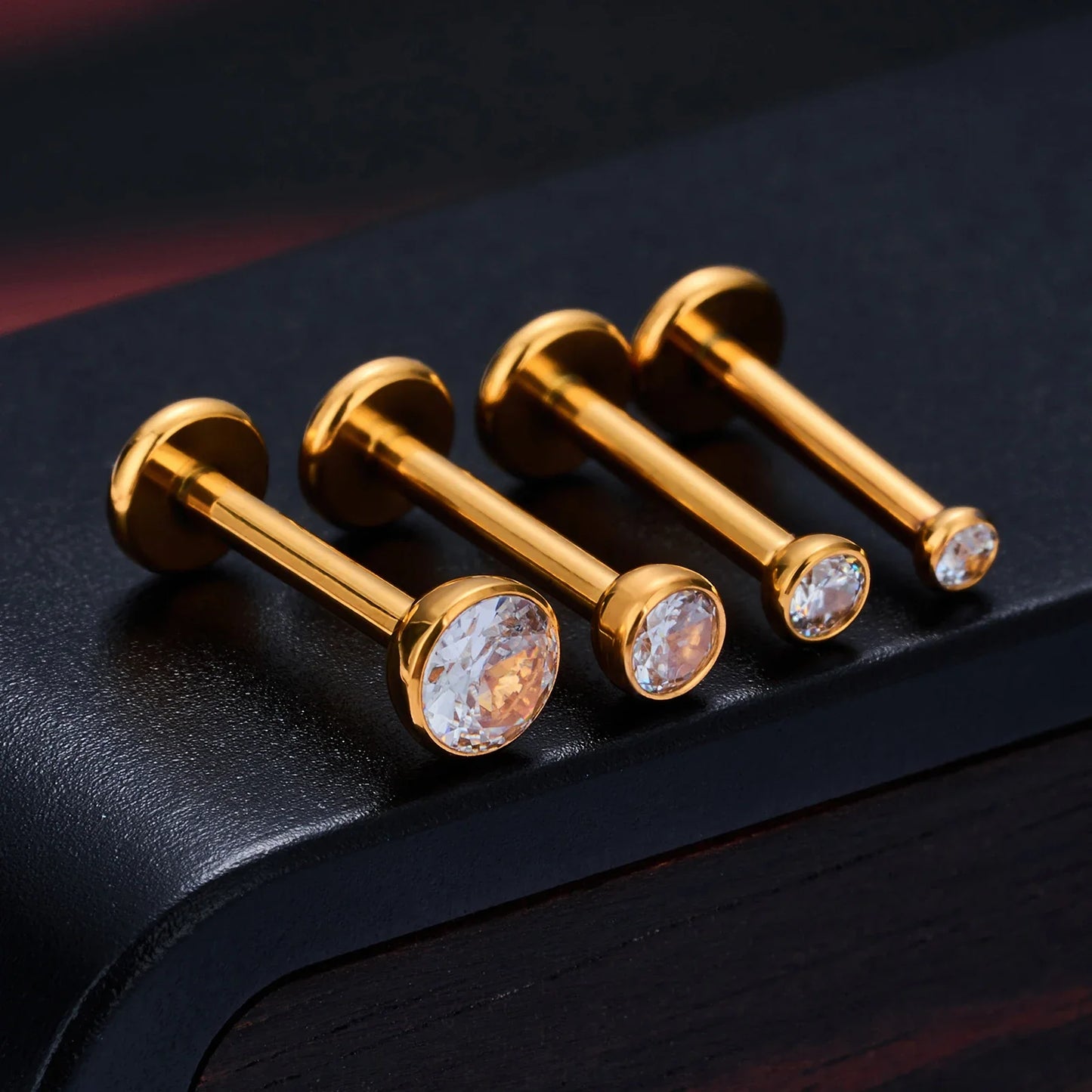 10/50PCS G23 Titanium Internal Thread Cup Shaped Ear Cartilage Nail Simple And Fashionable Perforated Jewelry Ear Nail Lip Nail