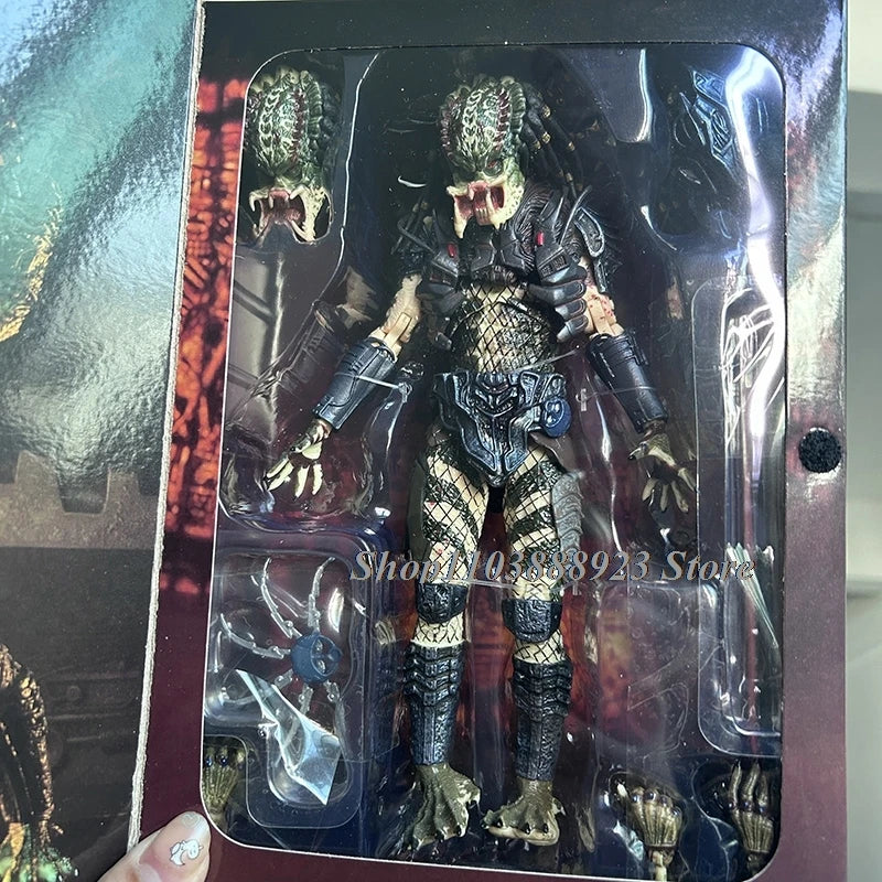 NECA Predator Figrue Ultimate Shaman Elder Armored Lost Warrior Jungle Hunter Snake Vision Predator Alien Figure Model Toy Gifts