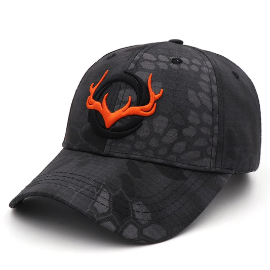KOEP New Camo Baseball Cap Fishing Caps Men Outdoor Hunting Camouflage Jungle Hat 3D Deer Embroidery