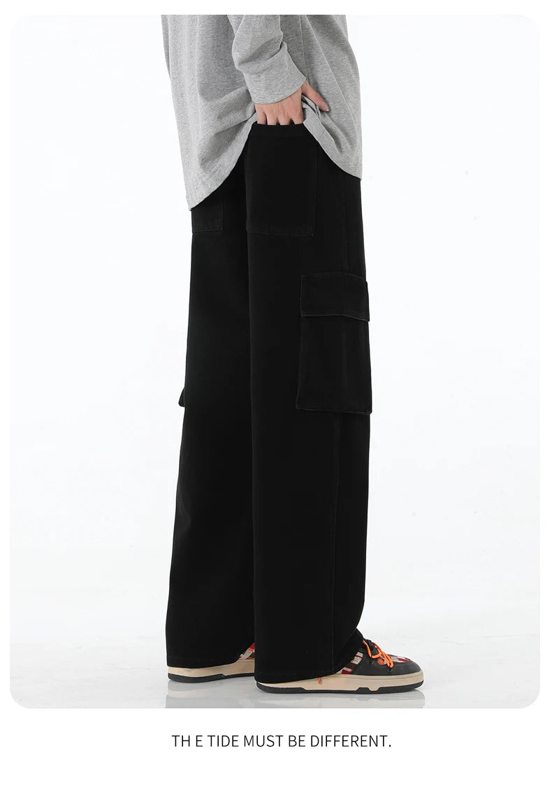 Cargo Baggy Jeans: Y2K Multi-pocket pant