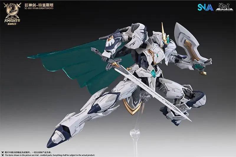 HG 1/144 SNAA SC-002 Titan Greatsword Tristan Assembly Model Kit SC-009 Divine Invoker Percival The Round Table Knights Figure