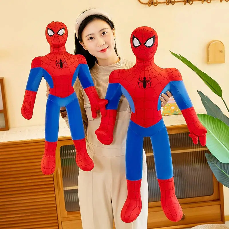 40-120Cm Spiderman New Cute Plush Doll Toys Kawaii Huge Sleep Pillow Cushion Soft Stuffed Animal Doll Birthday Gift for Kids