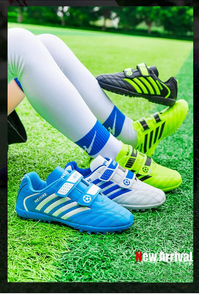 Kids Soccer Shoes School Football Boots Cleats Grass Sneakers Boy Girl Outdoor