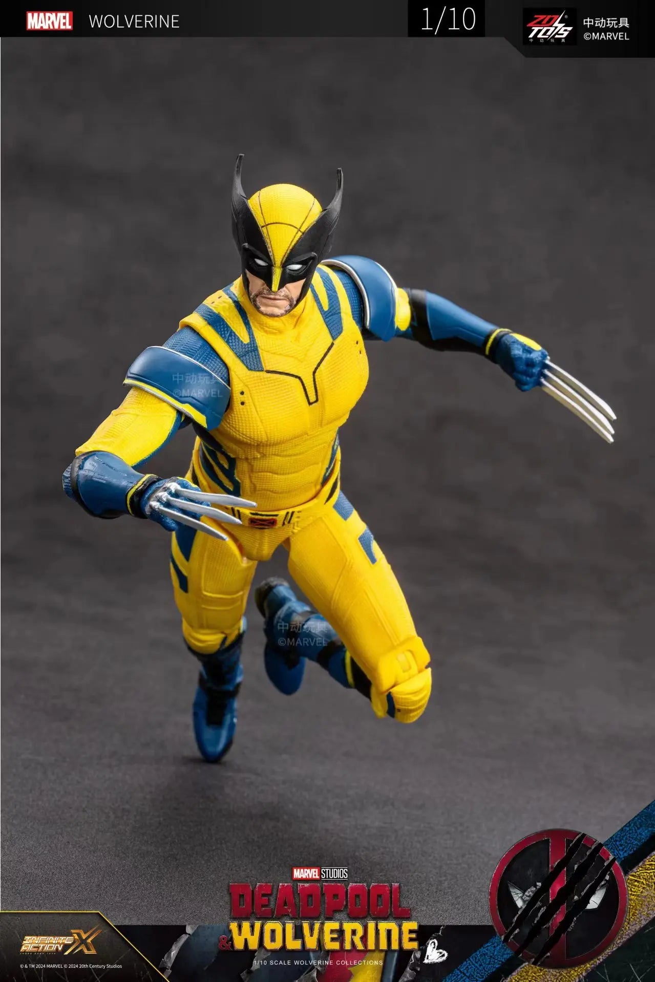 2024 Deadpool & Wolverine Action Figures Movie Version ZD Toy Series  Collections Adult Action Figures Kids Gift