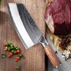 Kitchen Butcher Knives Laser Damascus Professional Japanese Chef Knife Stainless