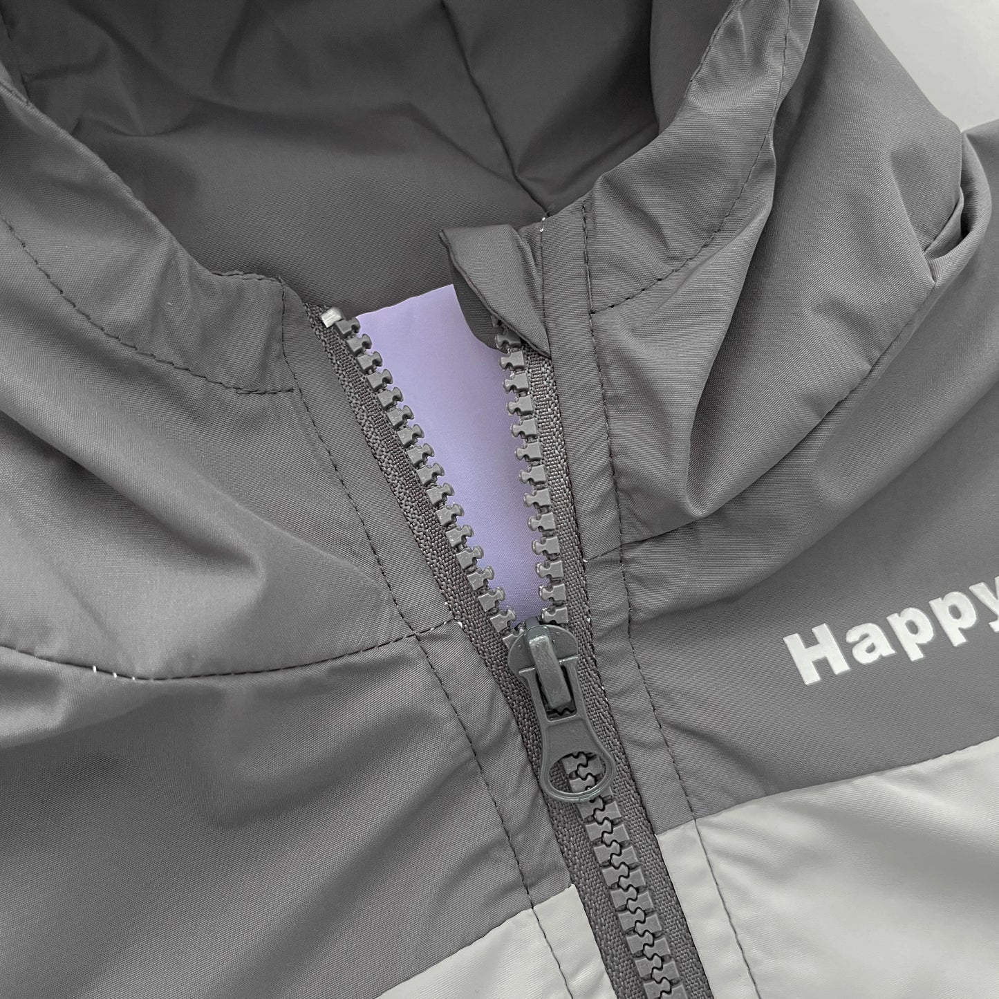 Baby Boys Spring And Autumn Jacket Hooded Letter Zippered Sports Safe Coat Travel Korean Fashion Hip-Hop Soft Casual