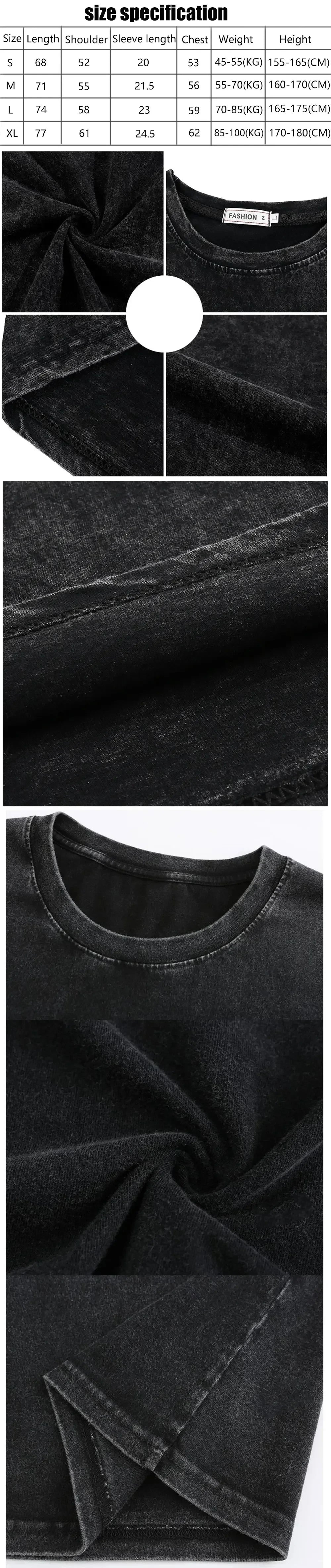 100% Cotton Oversized T Shirt For Men Women HipHop Washed T Shirts cactus jack Short Sleeve Gift Tops look mom i can fly K39