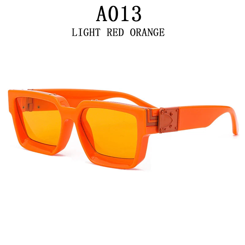 Sunglasses For Men Vintage Square Fashion Glasses Luxury Retro Sunglasses