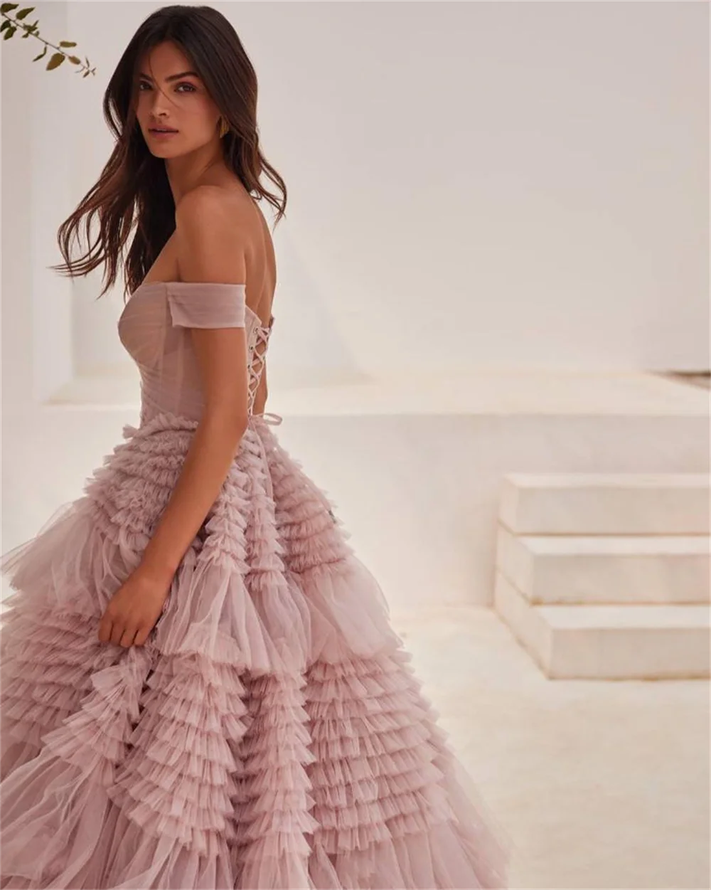 Homecoming Dresses: Prom Dress Elegant Multilayer A-line Evening Dress