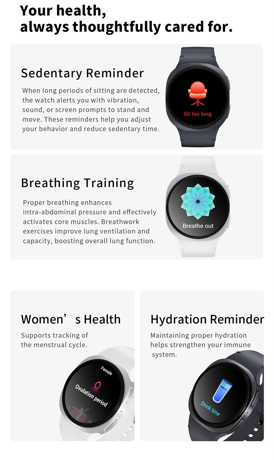 2025 New Smart Watch 8 Classic 46mm Ultra HD Screen ChatGPT GPS NFC Compass Clock Bluetooth Call Waterproof Smartwatch Men Women