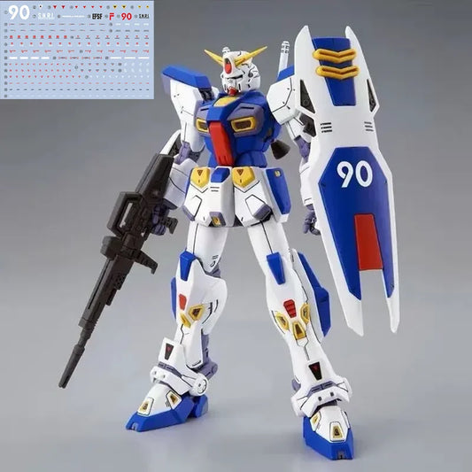 F90 MG 1/100 Assembly Model Kit Action Figures Puzzle With Water Stickers Children'S Toys Desktop Ornament Collectible Gift