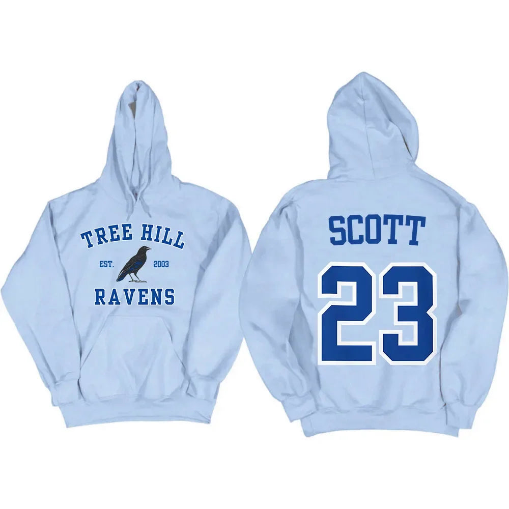 Women Hoodies TREE HILL RAVENS Scott23 Graphic Sweatshirts with Pocket Keith