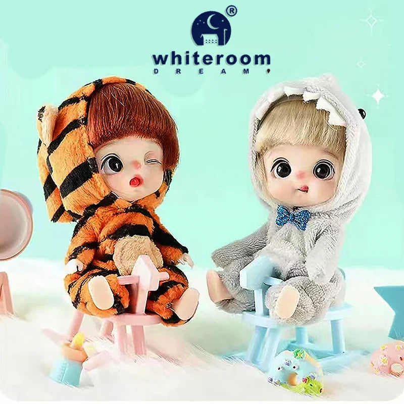 Ob11 Bjd Doll Accessories Bed Bodysuit Obitsu 11 Clothes Dolls For Girls Boy Toys Baby Kawaii Anime Toy items Pajama Miniature