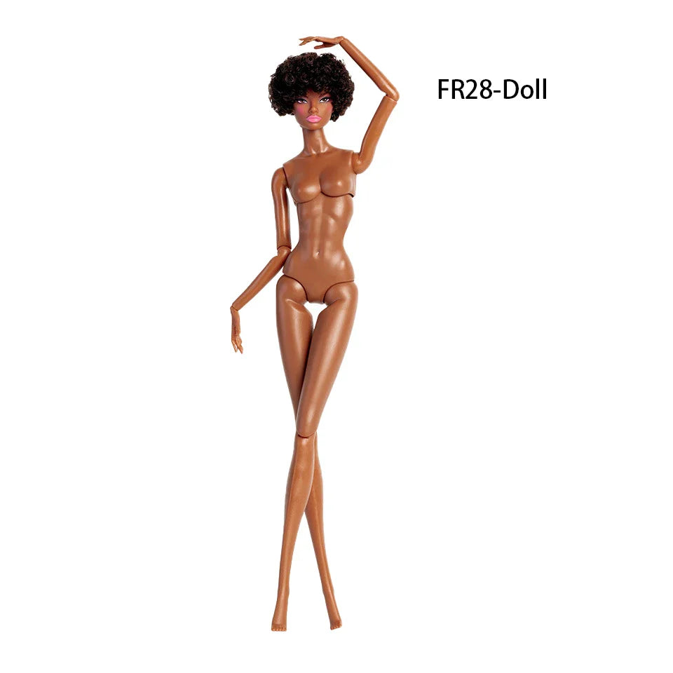 32cm European Supermodel Nude Doll Toy Original Unique Design Full Series Figure 1/6 Joint Multi Color Skin Exquisite Makeup Toy