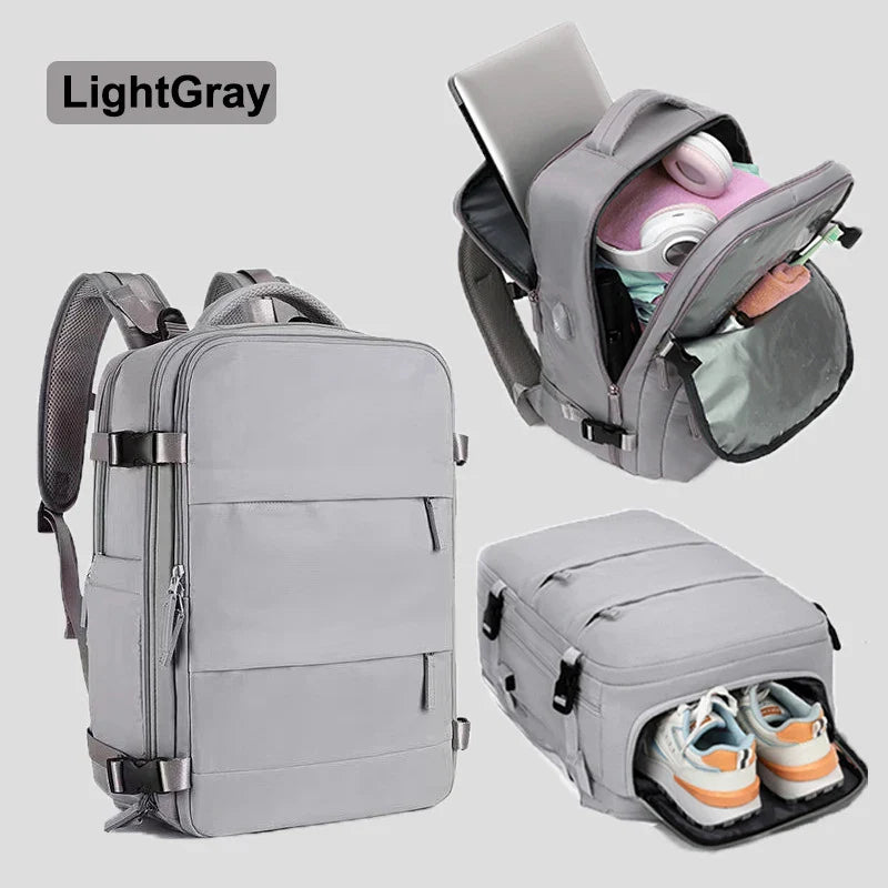 Buylor Travel Backpack for Women 40x25x17 Airplane Cabin Backpack Carry-On Luggage 14inch Laptop Backpack Casual Schoolbackpack
