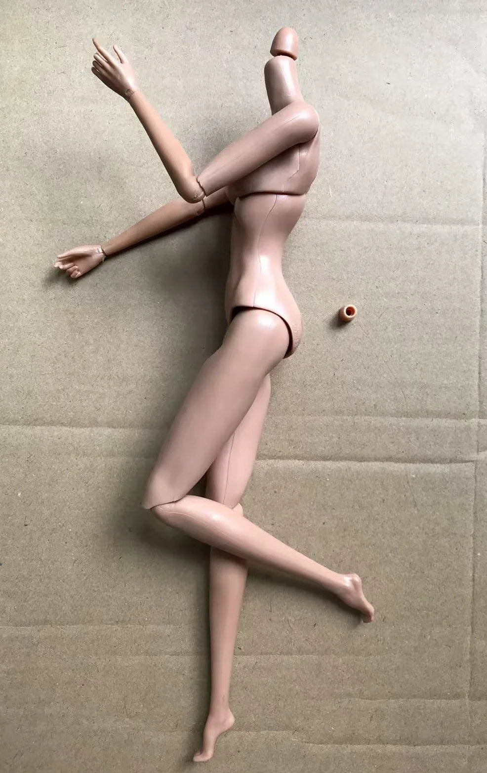 MENGF 12 Joints Movable Doll Body Pink Red White Beige Brown Coffee Green Color Doll Figures 28CM Super Model For FR IT Heads