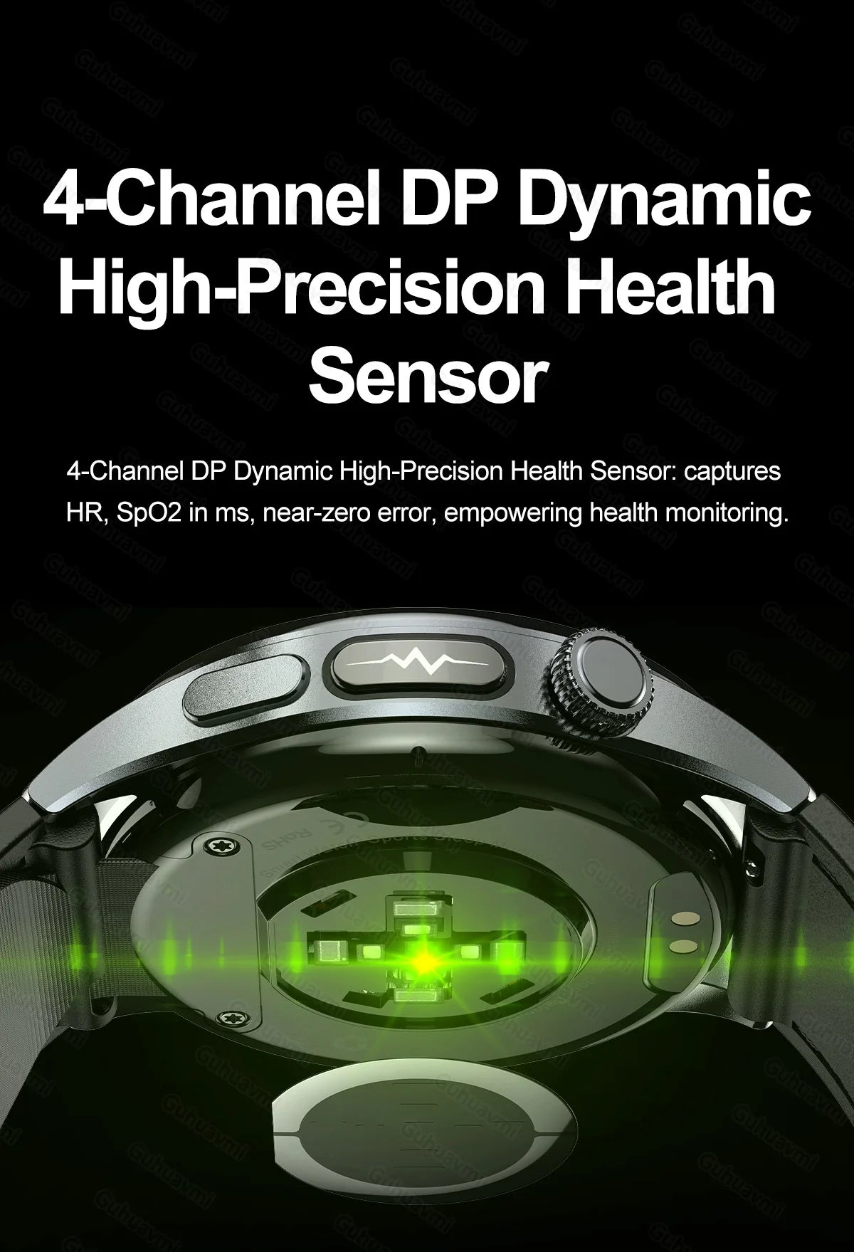 Smartwatch  AMOLED Screen Call ECG Sport Watchs