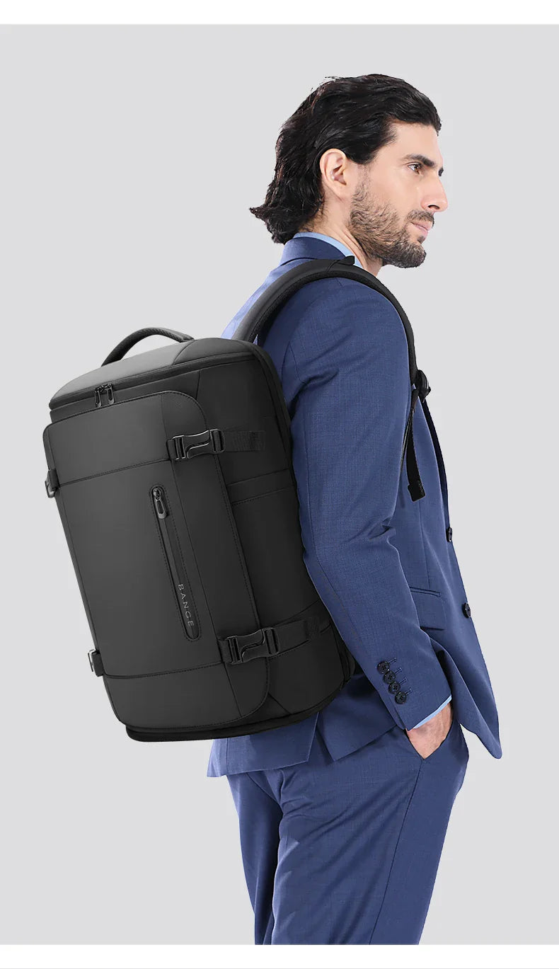 BANGE Carry On Backpack Cabin Bag Travel Backpack for Men Shoes Handle Luggage Leisure Laptop Backpack mochila para viaje cabina