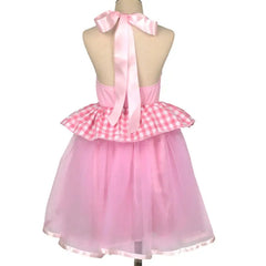 Barbie Cosplay Costume For Girl Lace Dress Christmas Kid Sling Up Party