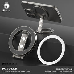 For Double-Sided Magnetic Phone Ring Holder for MagSafe Kickstand Magnet Grip