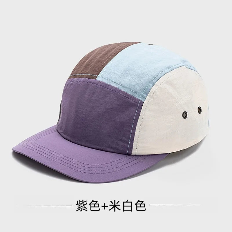 Men Women Baseball Cap Trucker 5 Panel Hat Unstructured Snapback Lightweight All Sports for Running Hiking Tennis