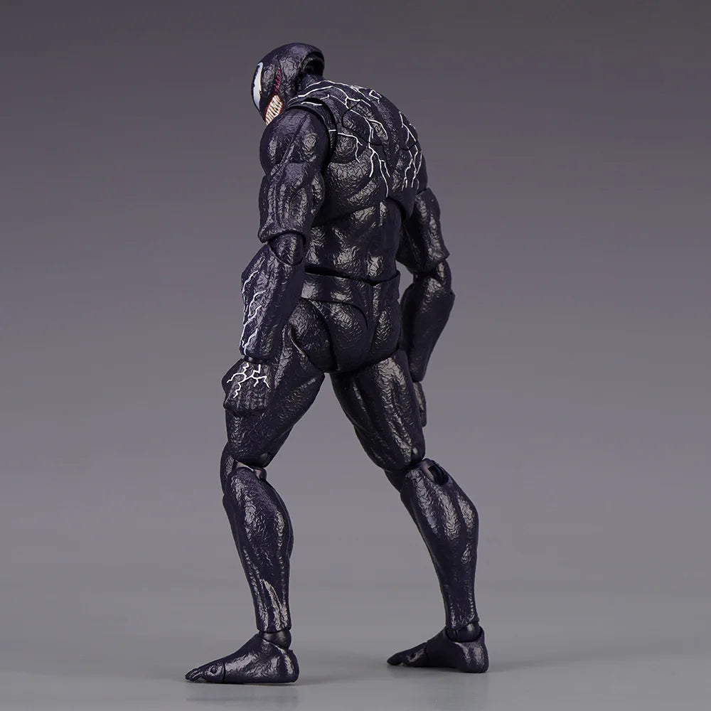 Venom AMAZING YAMAGUCHI legends Action Figure Joint Movable Change Face Statue Model Collectible kids for Toy Gift
