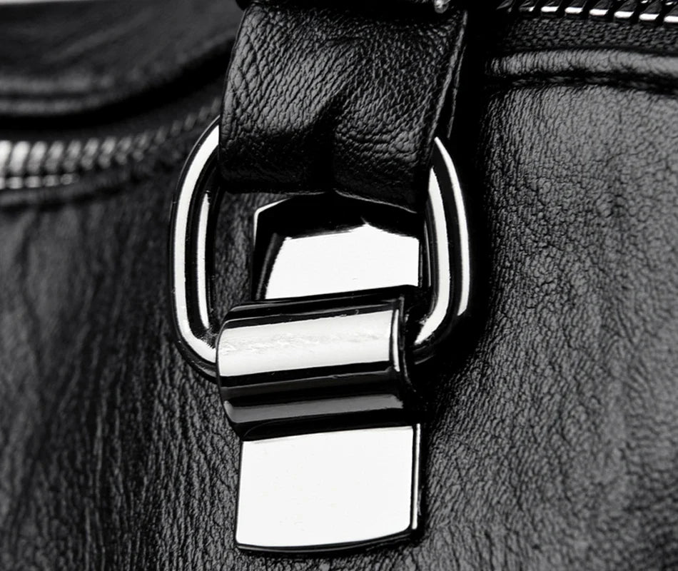 Hot Sale High Quality Leather Backpack Women Shoulder Bags Multifunction Travel Backpack School Bags for Girls Bagpack Mochila