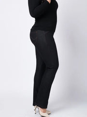 High Waisted Slim Fit Jeans Female Stretched Plus Size  Trousers