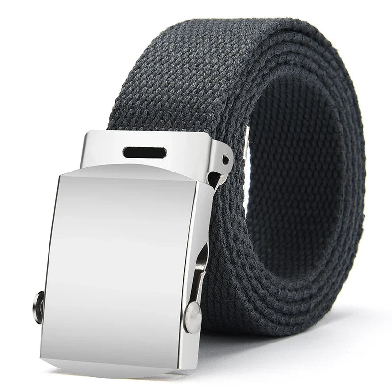 1Pcs New Fashion Unisex Tactical Waist Belt Jeans Male Casual Men Women Belt Canvas 3.0cm Webbing Waistband Ceinture Femme Belts