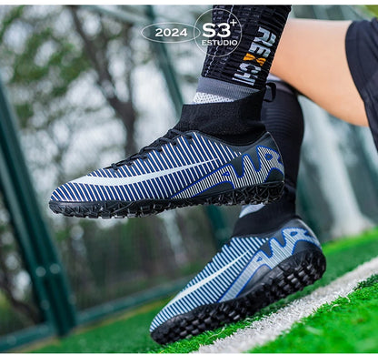Professional Men Soccer Shoes FG/TF  Football Boots Cleats Breathable  Outdoor