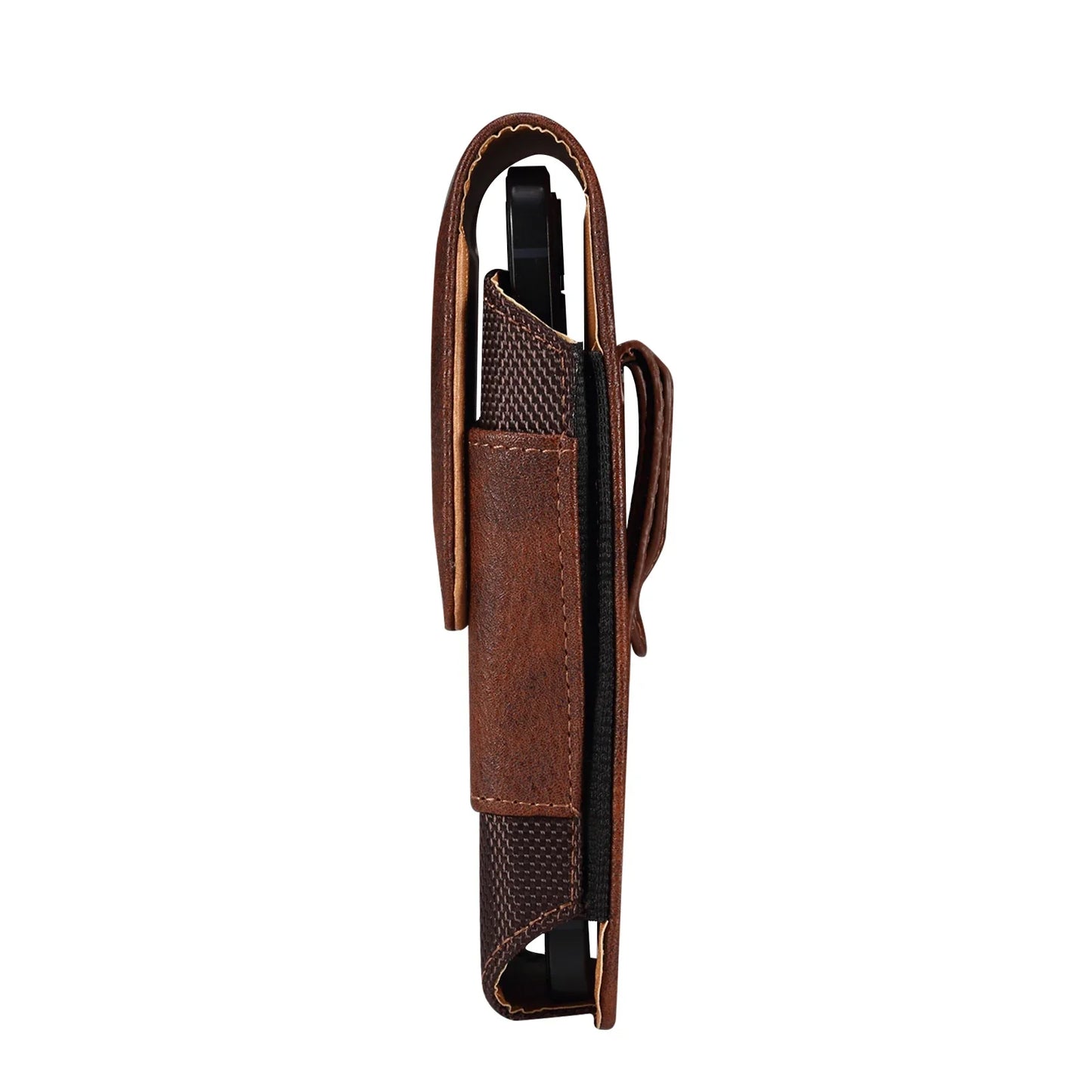 Universal Leather Men Waist Bag Mobile Phone Belt Clip Case For iPhone Samsung Galaxy Xiaomi Redmi Poco Oppo 7 Pro Holster Pouch