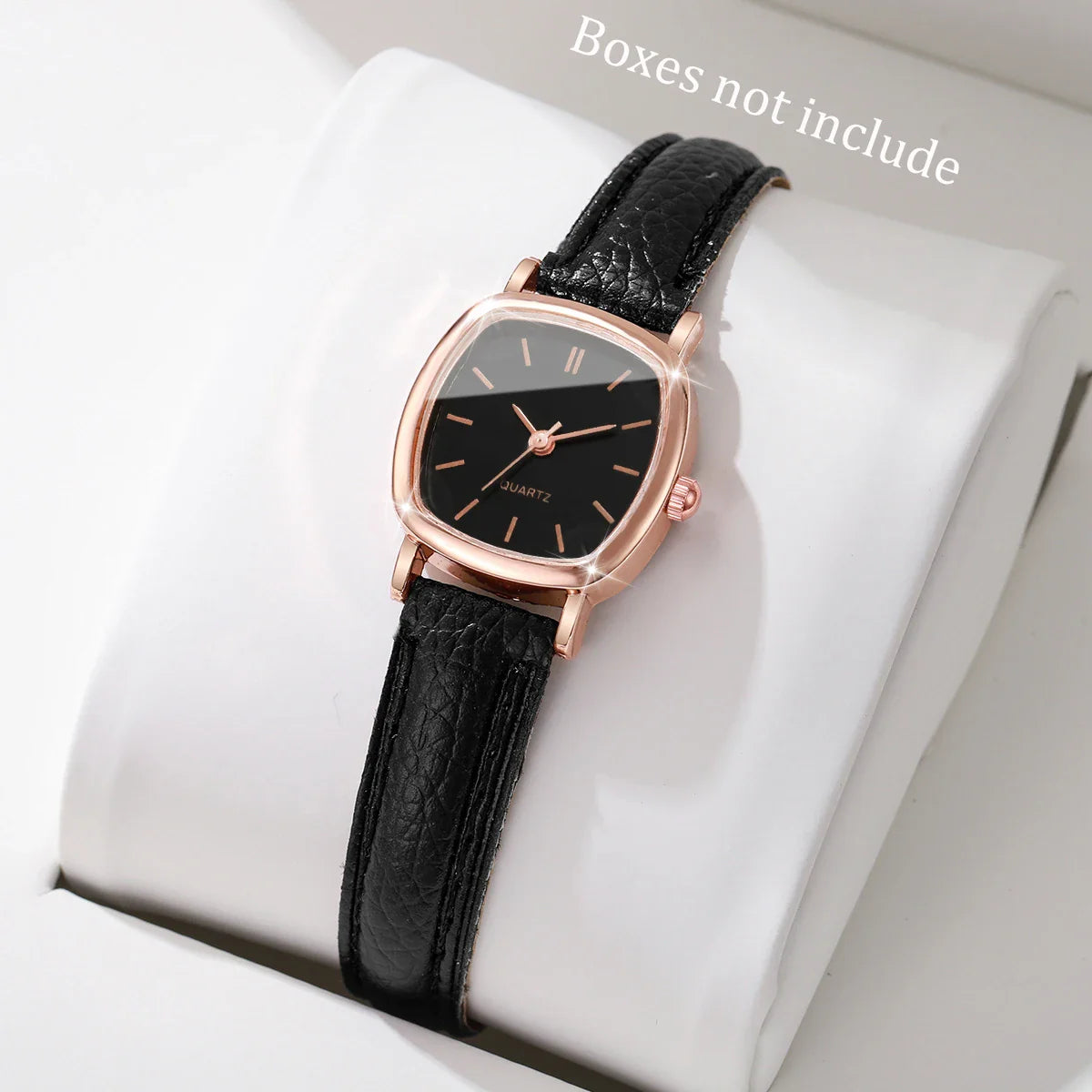 Fashion Small Dial Women Quartz Watch Ladies Simple Leather Band Wristwatches（Without Box）
