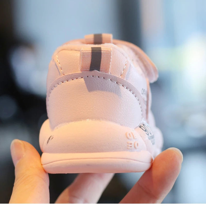 Autumn Winter Casual Shoes for Baby Boys Girls Plush Warm Kids Sneakers