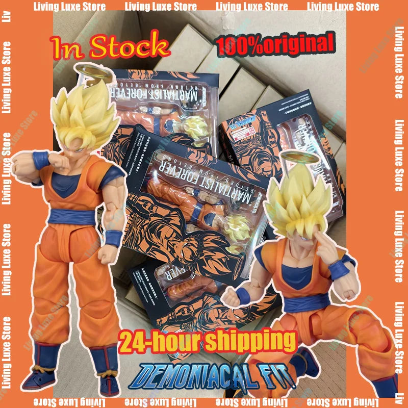 Demoniacal Fit Son Goku Figure Dragon Ball Z SHF Goku Figurine Martialist Forever Return From Beyond Action Figures Model Toys