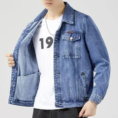 Men's Denim Jackets Vintage Classic Style Motor & bicycle Winter Jacket