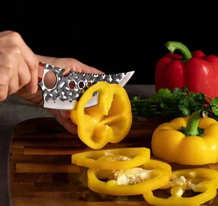 Sharp Chef Meat Cleaver Butcher Boning Knife Stainless Steel Slicing Meat Fish Fruit