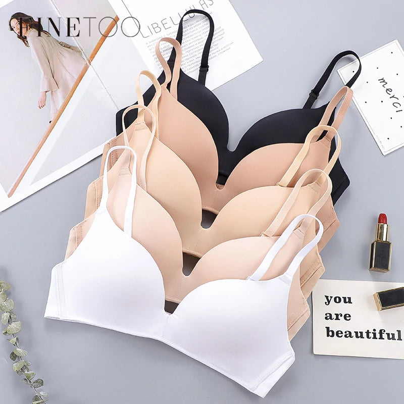 Seamless Push Up Bras Comfort Wireless Underwear Women's Breathable