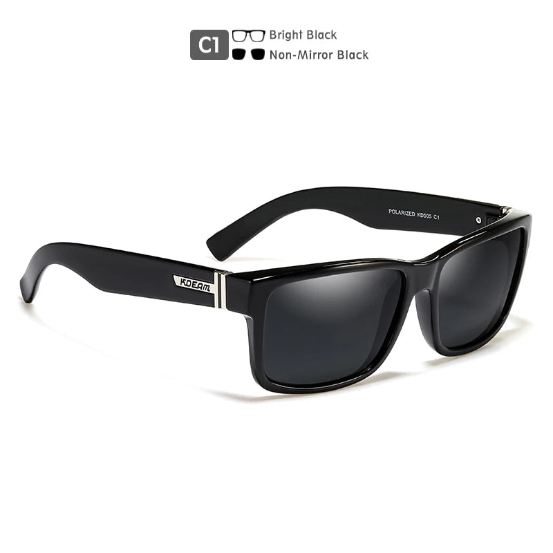 Sunglasses Men Flat Top Designer Polaroid Glasses Accessories Included