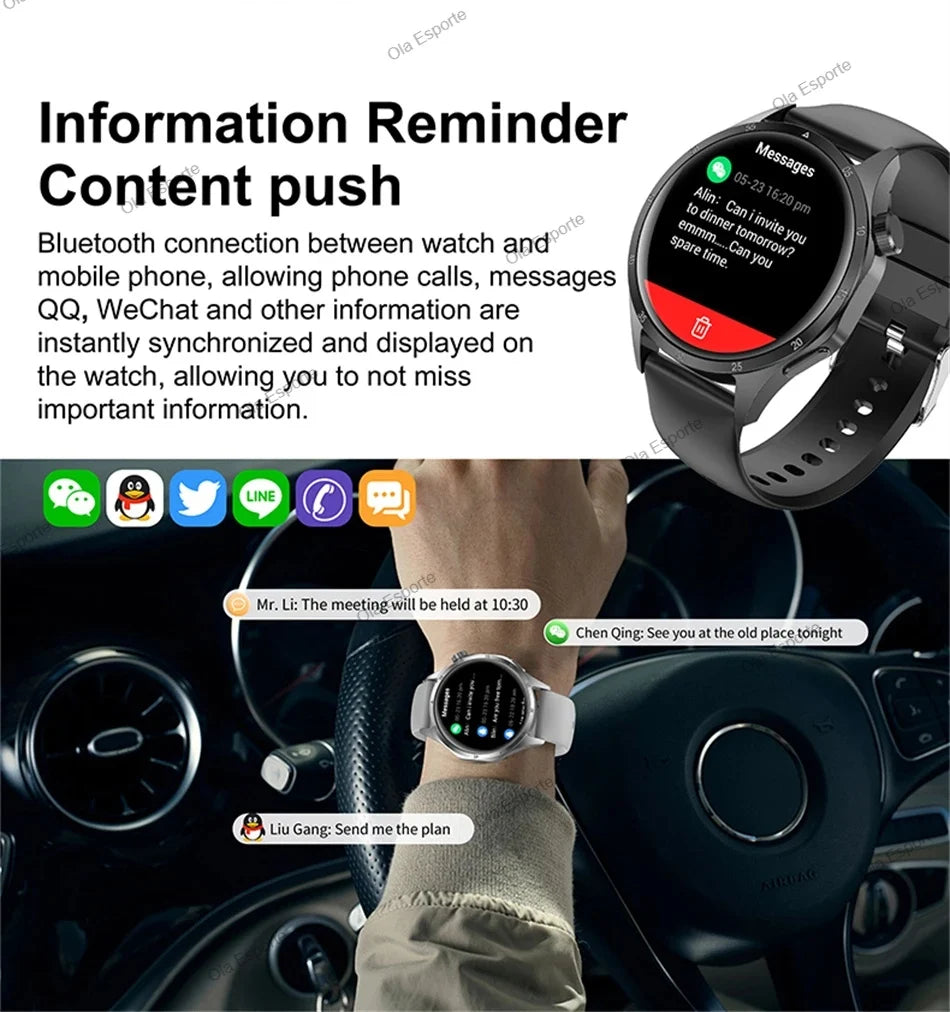 2025 New GPS NFC GT5 Pro Smart Watch Men HD AMOLED Screen Heart rate Bluetooth Call IP68 Waterproof Man Smartwatch Holiday Gifts
