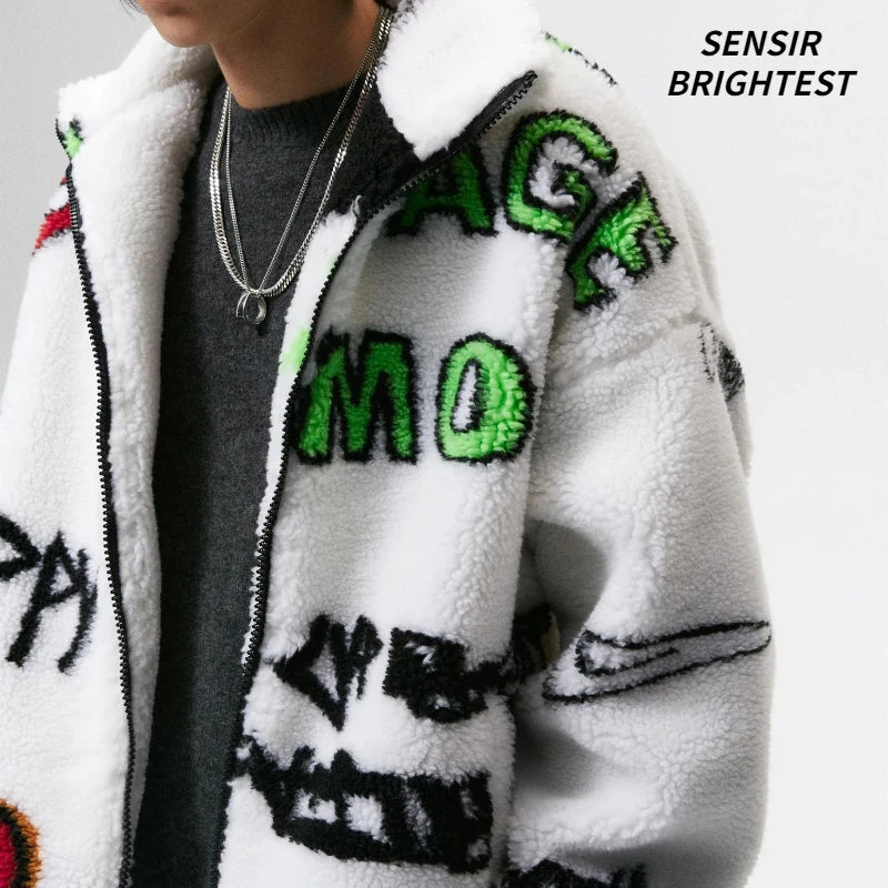 Winter Thickened Cashmere Coat Men's Warm Fashion Jacket Loose American Jacket