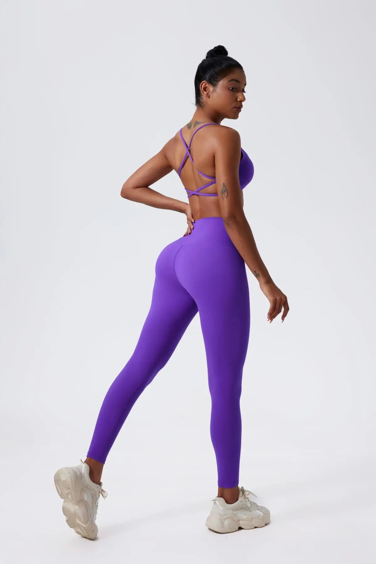 Super Soft Fabrics Yoga Pants High Waist Tights Women Push Up Sports Leggings